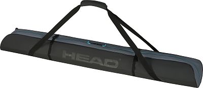 Превью  Чехол для горных лыж HEAD Single Skibag Short 160 см Black/Anthracite (383944)